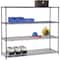 Nexel Nexelon Wire Shelving, Blue Epoxy, 72W X 24D X 63H 24726N - alternate 3